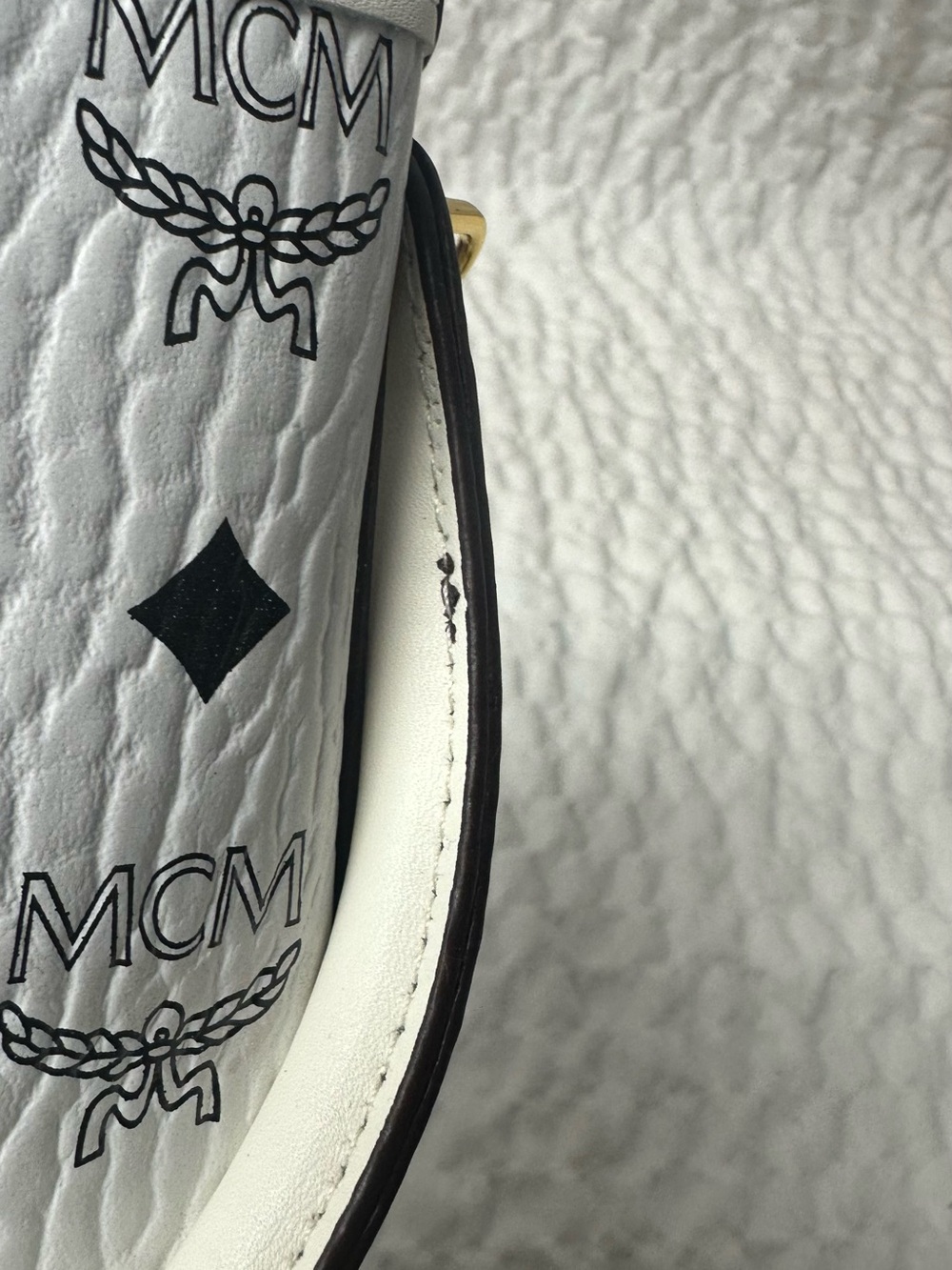 White MCM Purse - Picture 5 of 5